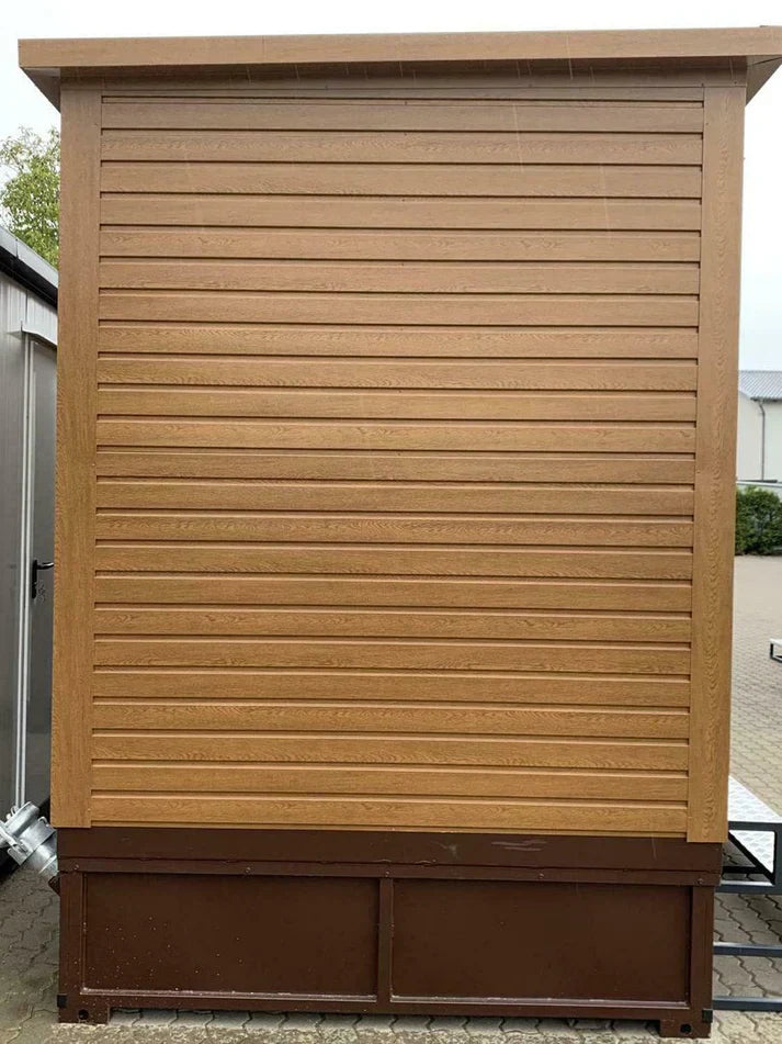 WC Cabina Doble 3×2 metros con tanque de aguas residuales