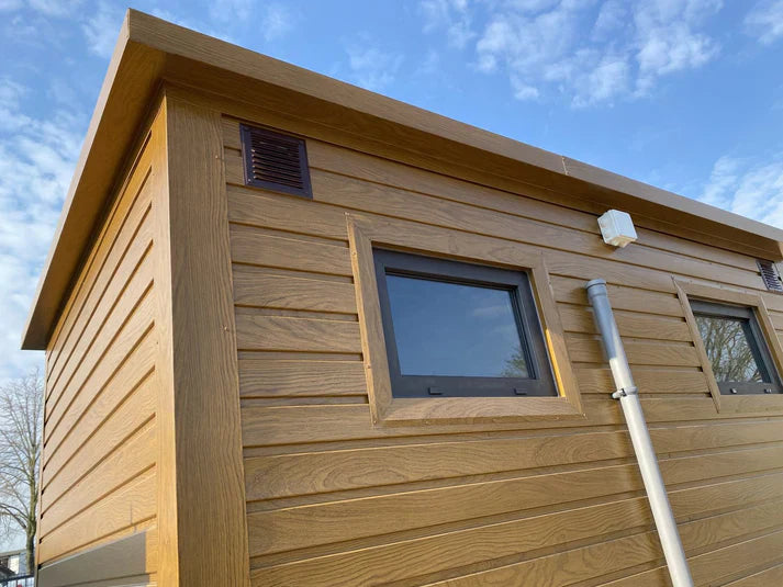 WC Cabina Doble 3×2 metros con tanque de aguas residuales