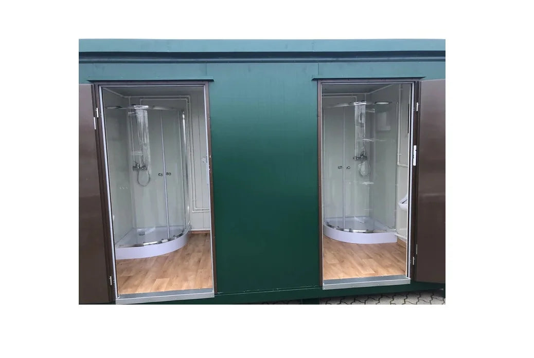 WC Cabina Doble 4×2 metros con duchas