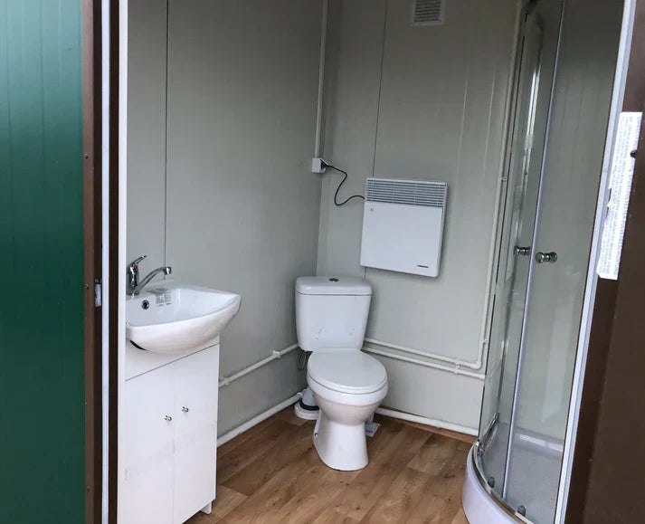 WC Cabina Doble 4×2 metros con duchas