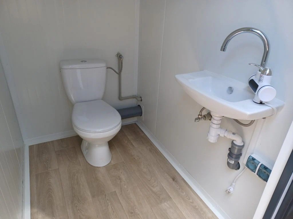 Contenedor sanitario doble