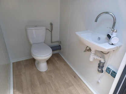 Contenedor sanitario doble