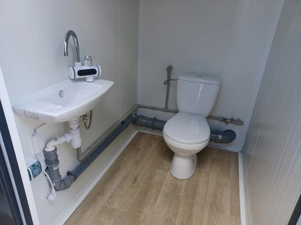 Contenedor sanitario doble